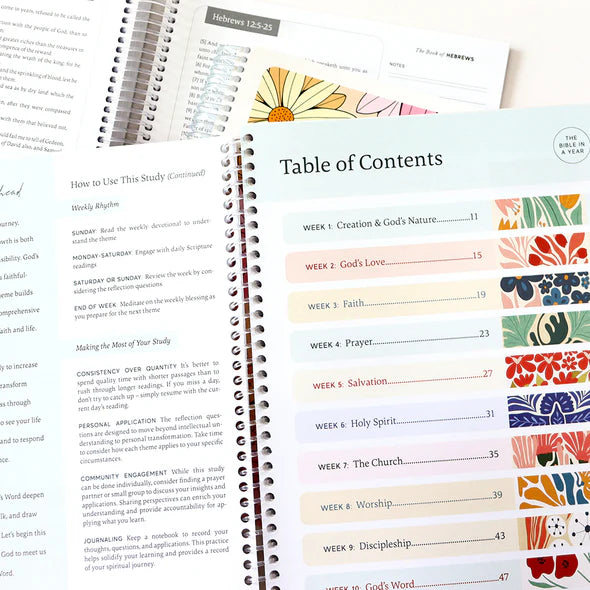 The Bible in a Year: 52-Week Faith Journey